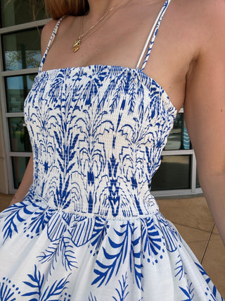 Z Supply Nadine Airy Palm Maxi Dress