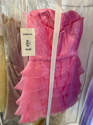 Sherri Hill: 57309 Bright Pink : Size 000