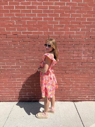 Sugar Crush Flutter Sleeves Babydoll Dress