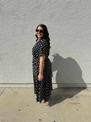 Black and White Polka Dot
