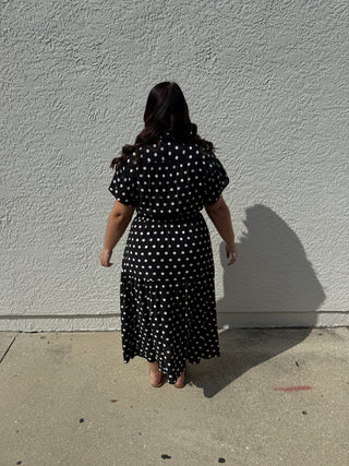 Black and White Polka Dot