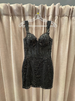 Sherri Hill: 56438 Black : 6