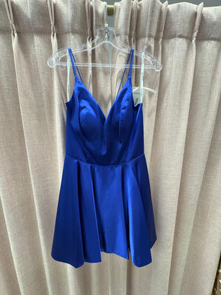 Sherri Hill: 52253 Dark Royal : Size 8