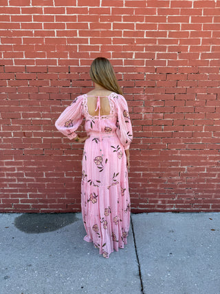 Free People Morning Meadows Long-Sleeve Maxi Dress