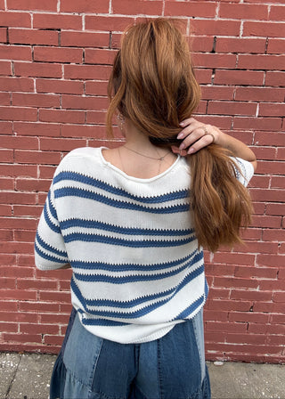 Z Supply Prado Stripe Sweater Tee