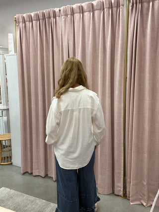 Z Supply White Alfie Button Up Shirt