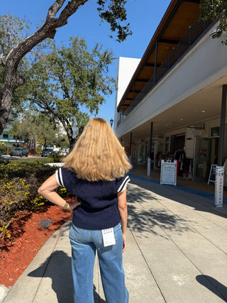 Cableknit Dolman Short Sleeve Sweater