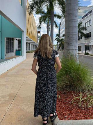 Midi Dress - Midnight Floral