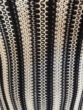 Knit Dress | Black and Ivory