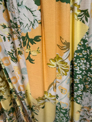 Free People Sasha Maxi Dress in Lemon Combo