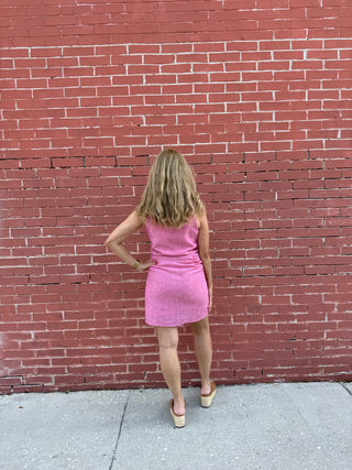 By The Sea Mini Dress – Pink