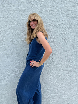 Z Supply Noelle Jersey Denim Sleeveless Tank