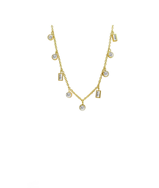 ISLA Anacapri Necklace Gold Clear