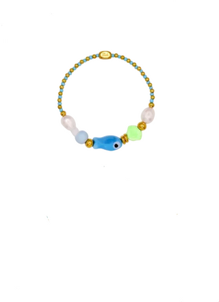 ISLA Aqua Fish- Beads of the Sea Bracelet