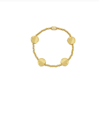 ISLA "Here and There" Hammered Stretch Bracelet