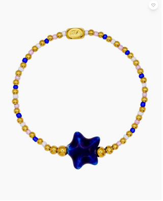 ISLA Sapphire Starfish - Stretch Bracelet 