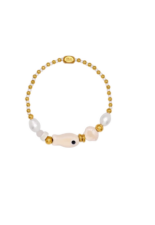 ISLA Stretch of the Sea - Creamy Fish Bracelet