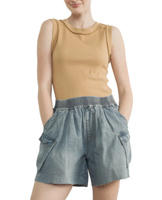 Inside Out Tank Apricot