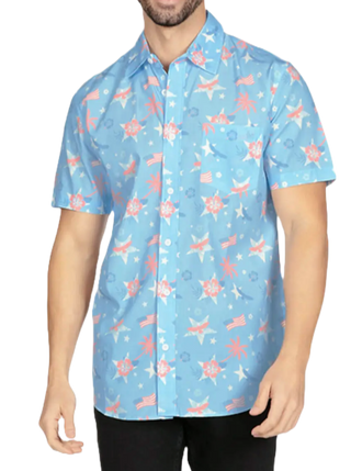 Island of the Free Buttonup Shirt