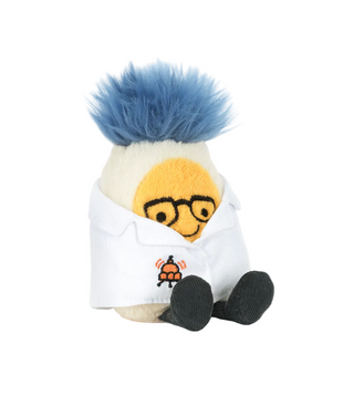 Jellycat Amuseables Boiled Egg Scientist Outfit. stuffed animal