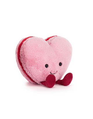 Jellycat Amuseables Colette Heart Macaron Pink