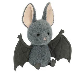 Jellycat Broox Bat Dimensions: 8.7in x 3.5in x 3.5in
Sitting Height: 7in
Main Materials: Polyester
Inner Filling: Polyester Fibers, PE Beans
Hard Eye