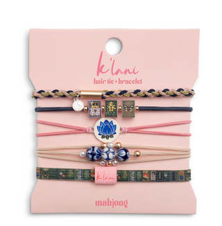 K'Lani Hair Ties -"Mahjong"