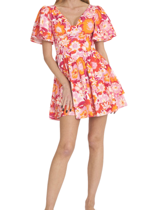 Lauralee Corset Waist Mini Dress
