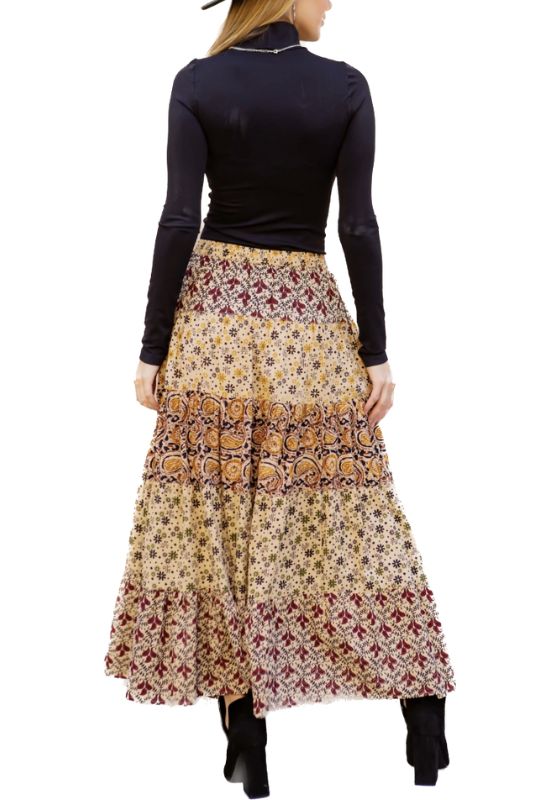 Life on the Prairie Tiered Skirt