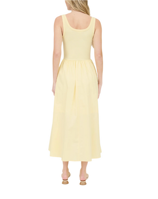 Marisol Mixed Media Midi Dress