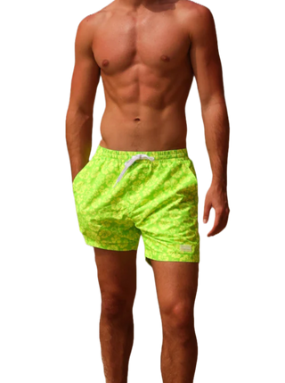 Men's Swim Trunks Aloha Lime