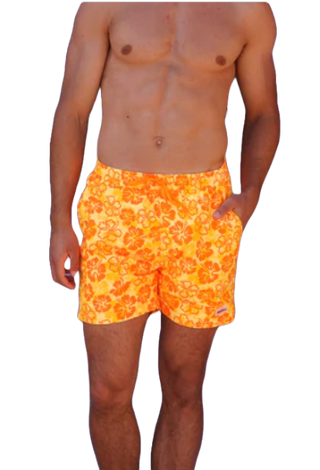Men's Swim Trunks Tangerine Dreams