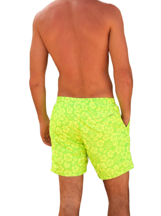 Men's Swim Trunks Aloha Lime