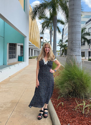 Midi Dress - Midnight Floral