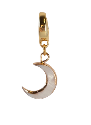 Moon Mother of Pearl Charm