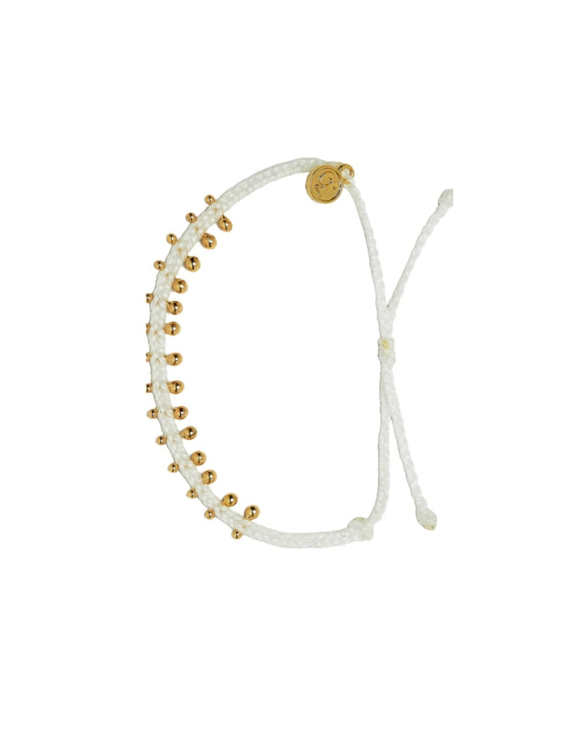 Pura Vida Laguna Gold Mixed Mini Braid  It’s the bracelet that started it all. Each one is handmade, waterproof and totally unique—in fact, the more you wear it, the cooler it looks. Grab yours today to feel the Pura Vida vibes.  Brand: Pura Vida Material: Wax-Coated Size & Fit: Adjustable from 2-5 Inches in Diameter