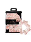 Satin Sleep Scrunchies in Blush  KITSCH Sleep Scrunchies are your newest nighttime necessity. Their satin construction won't crimp or agitate our strands while you sleep, allowing you to wake up frizz free and ready to take on the day! Banish breakage and conquer creases with these chic day to night no-brainers. Each package includes 5 scrunchies. alt view