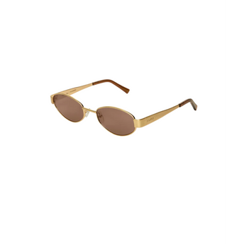 Palisades_Gold-Brown_Sunglasses_by_Z_Supply Optical Quality Metal Frame, Polarized Lenses
100% UVA, UBC & UVC Protection
Medium Sized Fit
Best for Rectangular face Shapes
Designed in California
