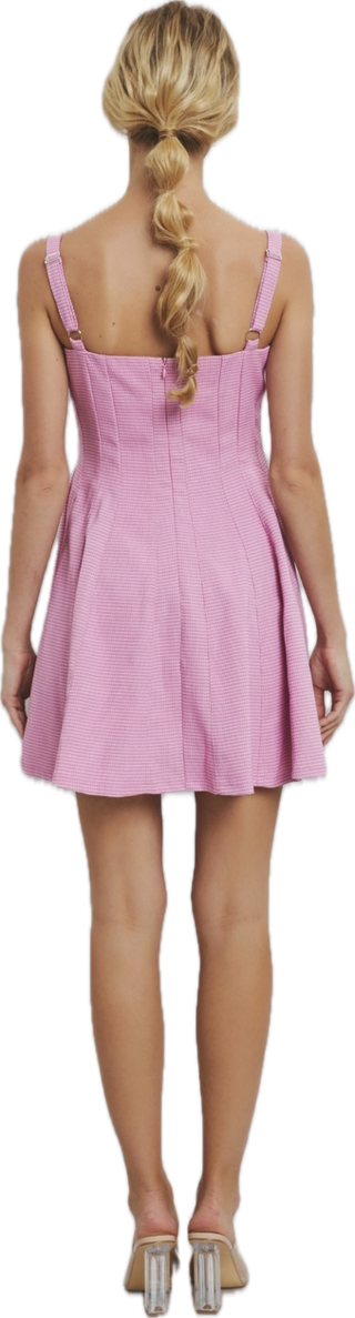 Polly Pink Mini Dress