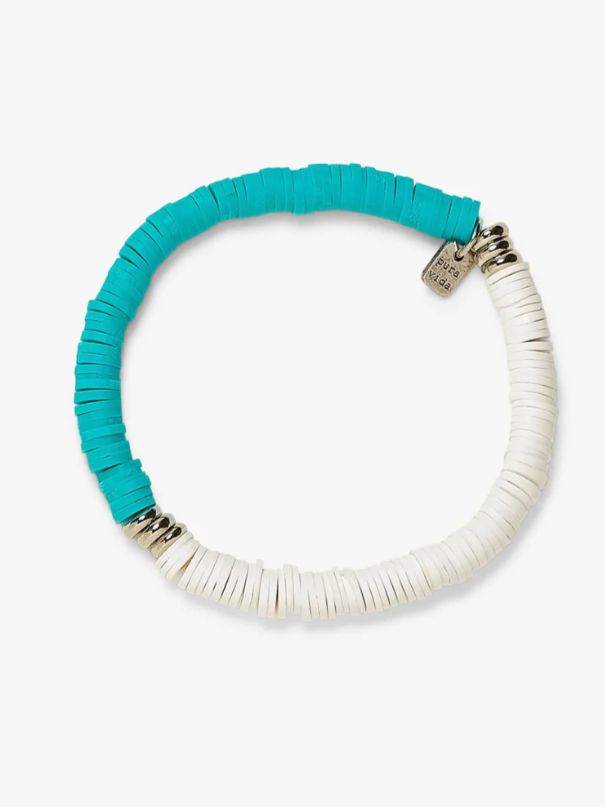 Pura Vida Darling Stretch Bracelet  Looking for the loveliest little layer? Meet our Darling Stretch Bracelet! Available in two cute color combos, this design features a strand of clay beads separated by silver or rose gold metal beads. Match it back to the Darling Choker for a truly adorable duo.