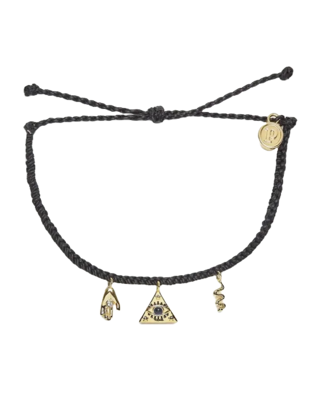 Pura Vida Smokey Quartz Beaded String Bracelet