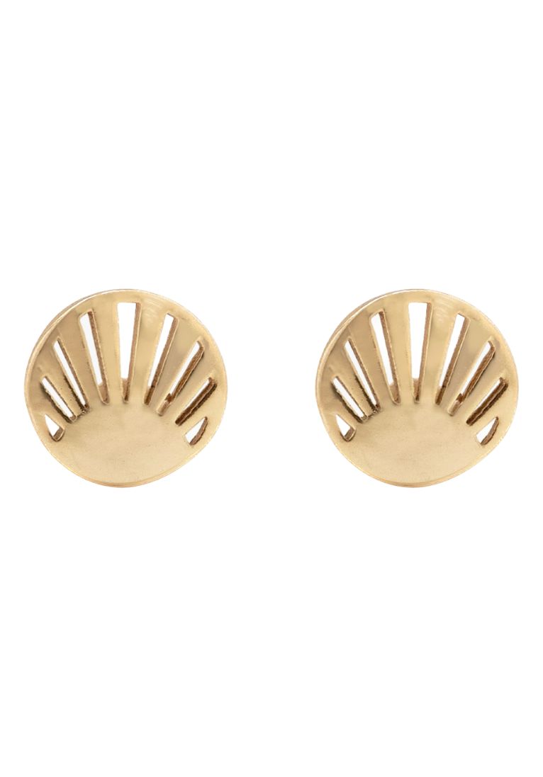 Pura Vida Sunburst Stud Earrings  Get ready to shine like the sun with our Cutout Sunburst Stud Earrings in a silver and gold finish. These earrings are perfect for anyone who loves to add a little bit of fun and sparkle to their everyday look.
