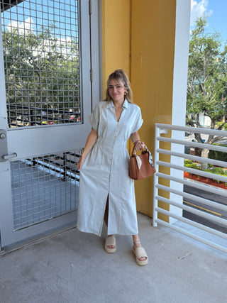 Quinn Button Down Dress