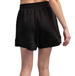 Modal Pleat Shorts Black
