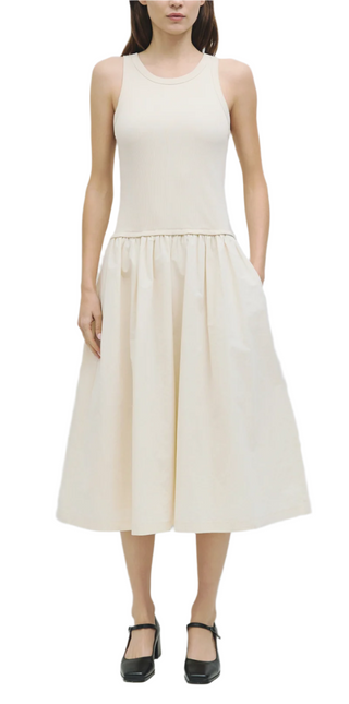 Romy Midi Dress Cream