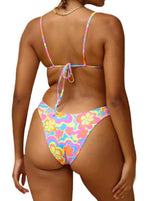 Minimal Cheeky Bikini Bottom Lovey Dovey  This is a cheeky style tanning bottom that has a slimmer waistband providing an overall more minimal look! This is the perfect 'meet me halfway' choice for girls who think thong cuts are too cheeky for them and that full coverage cuts are too modest. back
