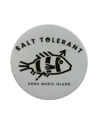 Salt Tolerant Anna Maria Island Round Sticker