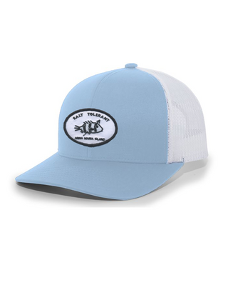 Salt Tolerant Trucker Hat - Blue & White