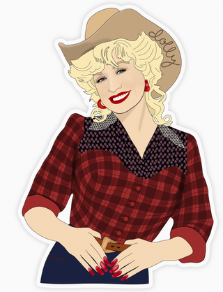 Rhinestone  Cowgirl Sticker