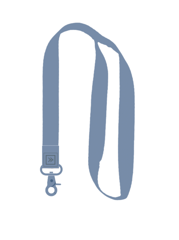 <p>Dusty Blue Neck Lanyard</p> <meta charset="utf-8"> <p><meta charset="utf-8"><meta charset="utf-8"><span data-mce-fragment="1">Take on the world in style with our Neck Lanyard–the perfect sidekick to carry your keys, Thread® essentials, and more. Keep track of your stuff and express yourself with our convenient and cool lanyards.</span><br></p> <p>• Polyester strap, genuine leather loop and metal clasp&nbsp;</p> <p>&nbsp;</p>